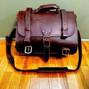 Saddleback Large Classic Leather Briefcase NWOT